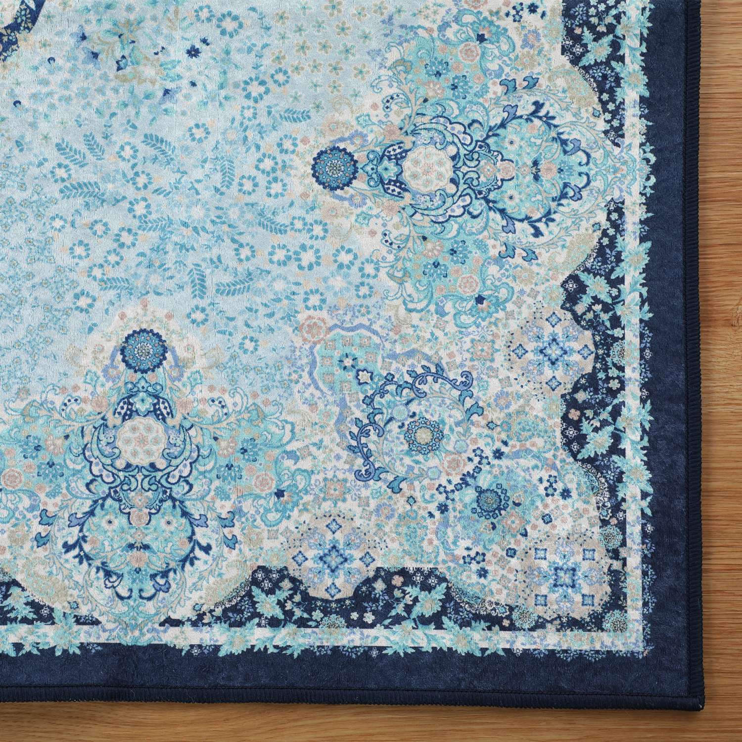 ＜８０×１４０ｃｍ＞ お手入れ簡単 洗える！さわやか シルクタッチカーペット “シャトレーン”