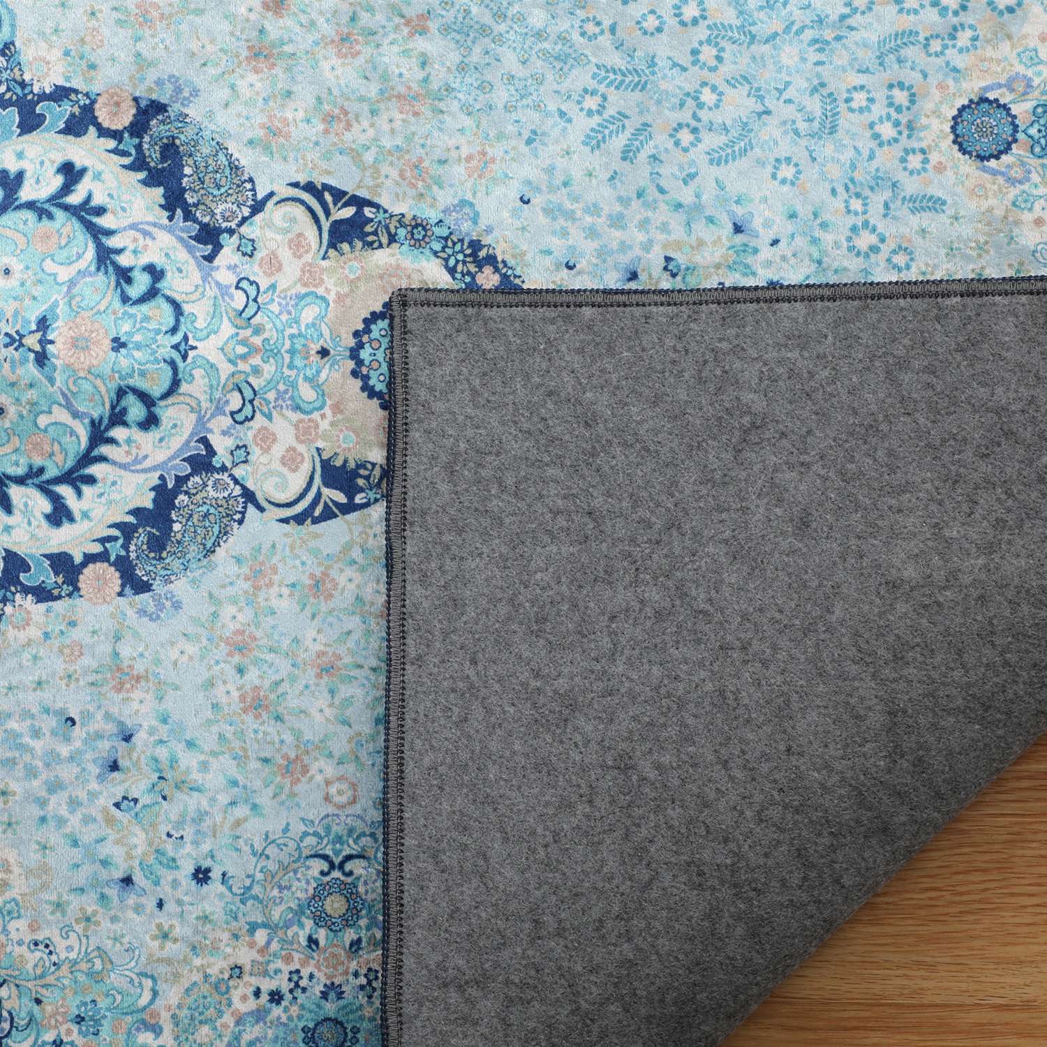 ＜８０×１４０ｃｍ＞ お手入れ簡単 洗える！さわやか シルクタッチカーペット “シャトレーン”