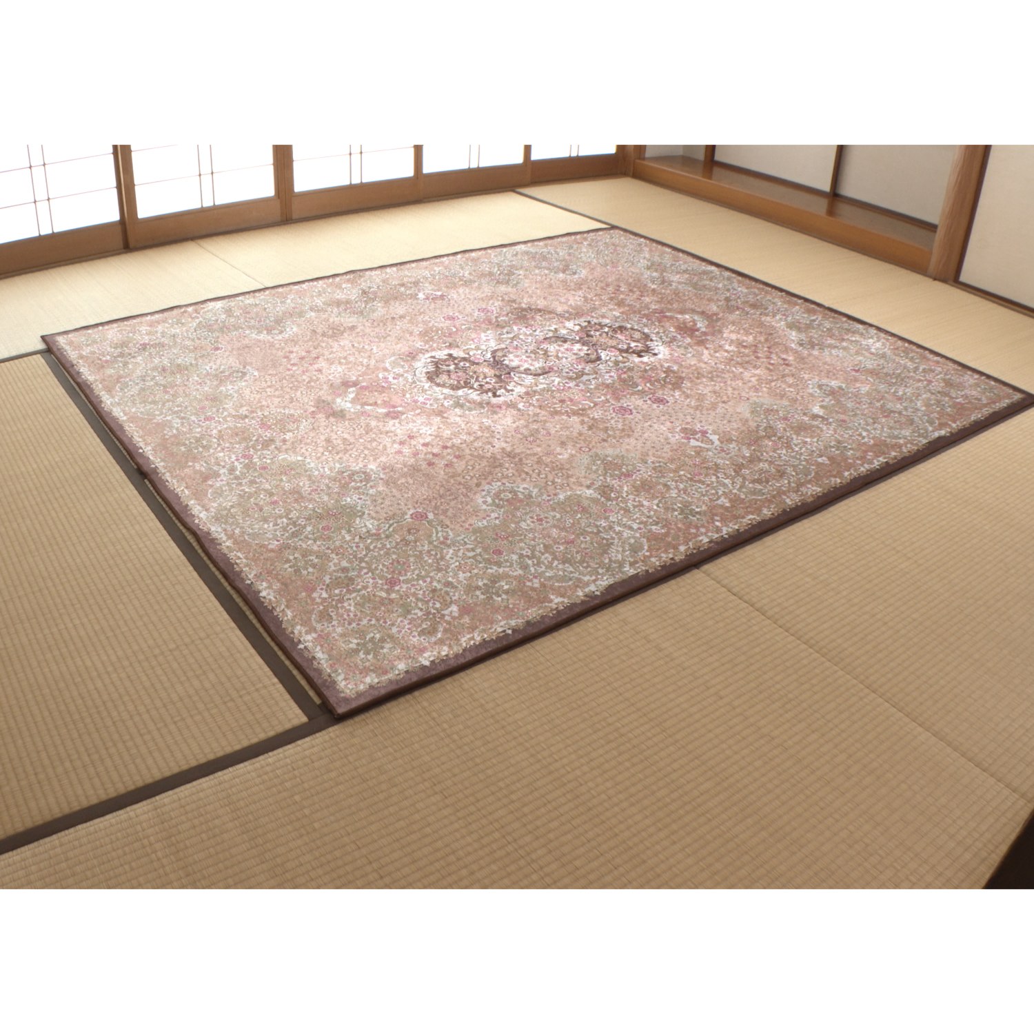 ＜１９０×２４０ｃｍ＞ お手入れ簡単 洗える！さわやか シルクタッチカーペット “シャトレーン”