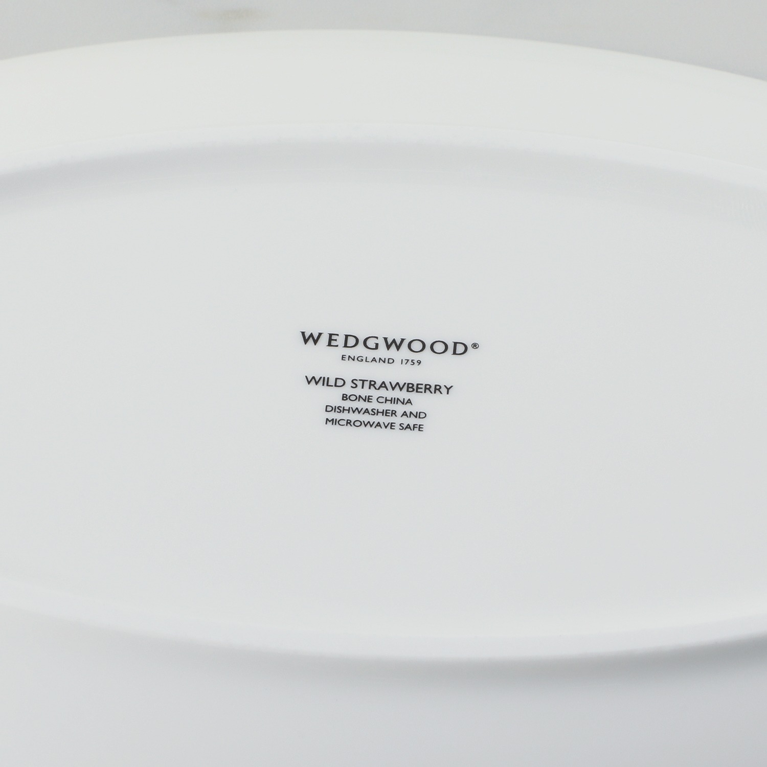 ウェッジウッド ワイルドストロベリー カジュアル オーバルディッシュ　ペア