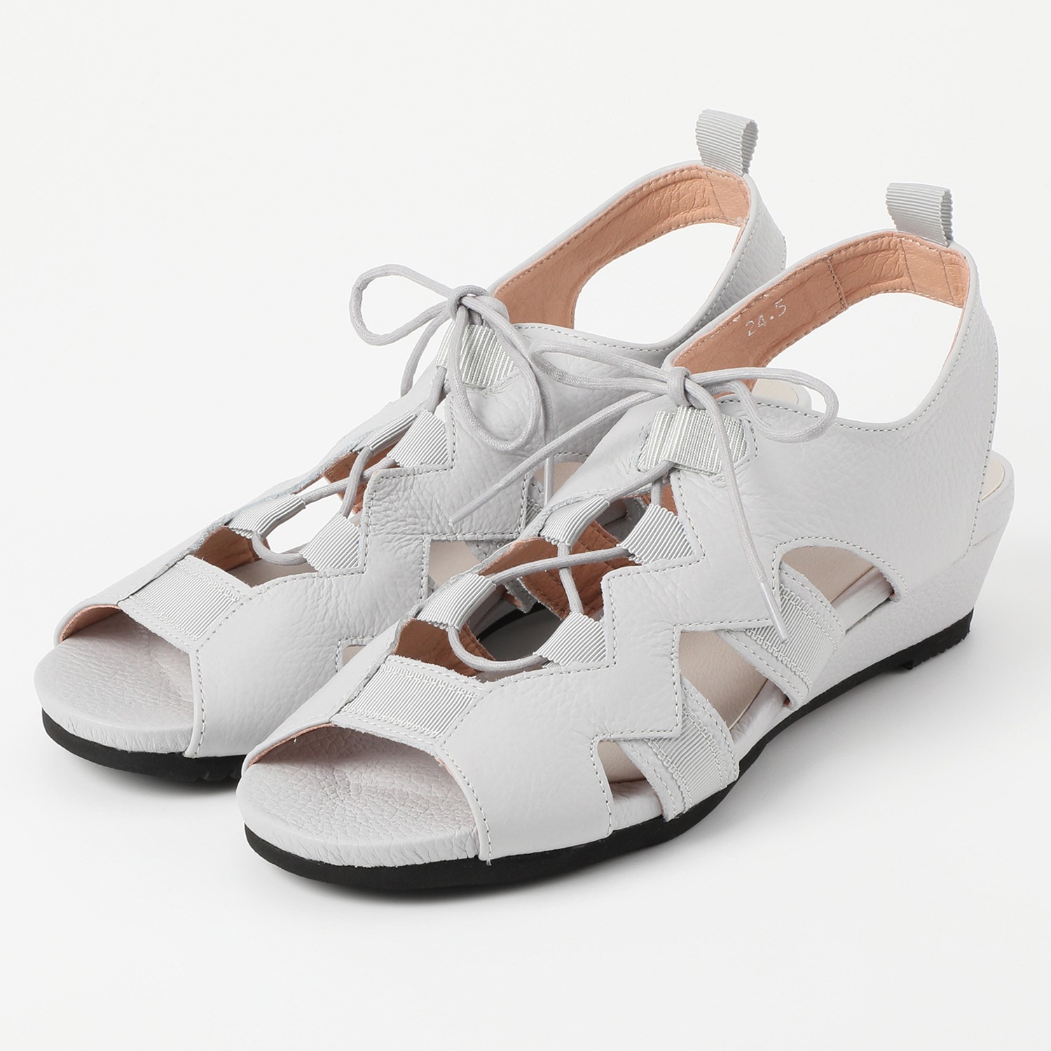 アルイトウ マストロット社製 イタリアンレザー 軽量レースアップサンダル