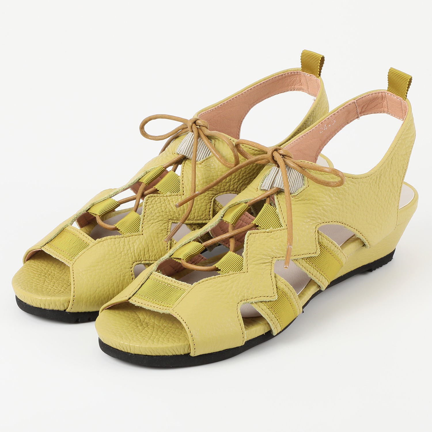 アルイトウ マストロット社製 イタリアンレザー 軽量レースアップサンダル