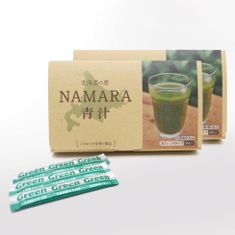 栄養と吸収、味に着目！ 北海道の恵み ＮＡＭＡＲＡ青汁 ２箱セット