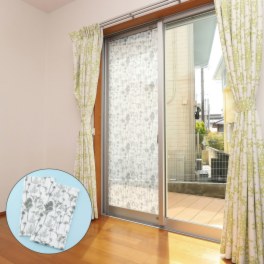 暑い室内を 快適＆華やかに！ 日比谷花壇デザイン 簡単に貼れる遮熱シート
