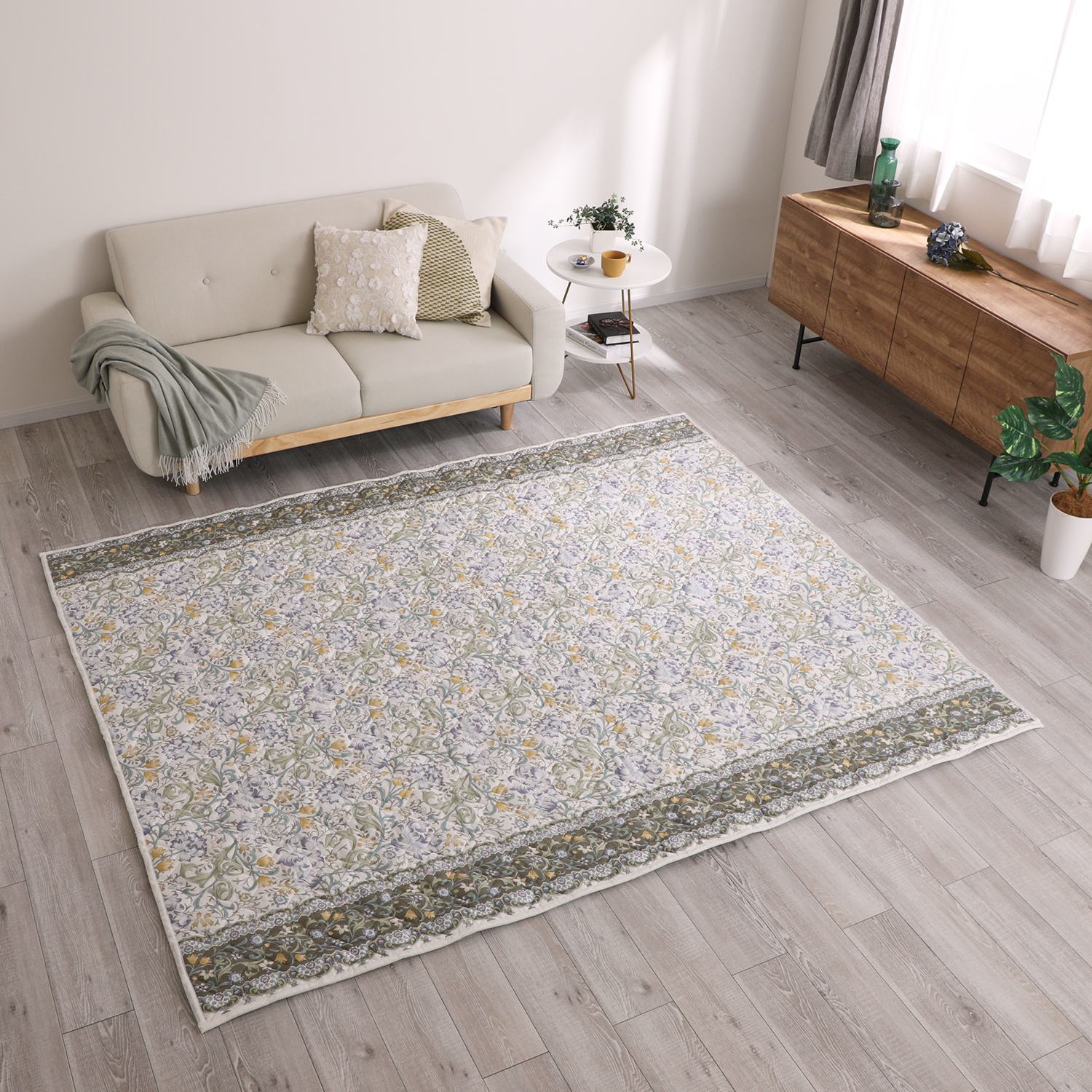 ＜長方形＞大津毛織 フレンチリネンカーペット 