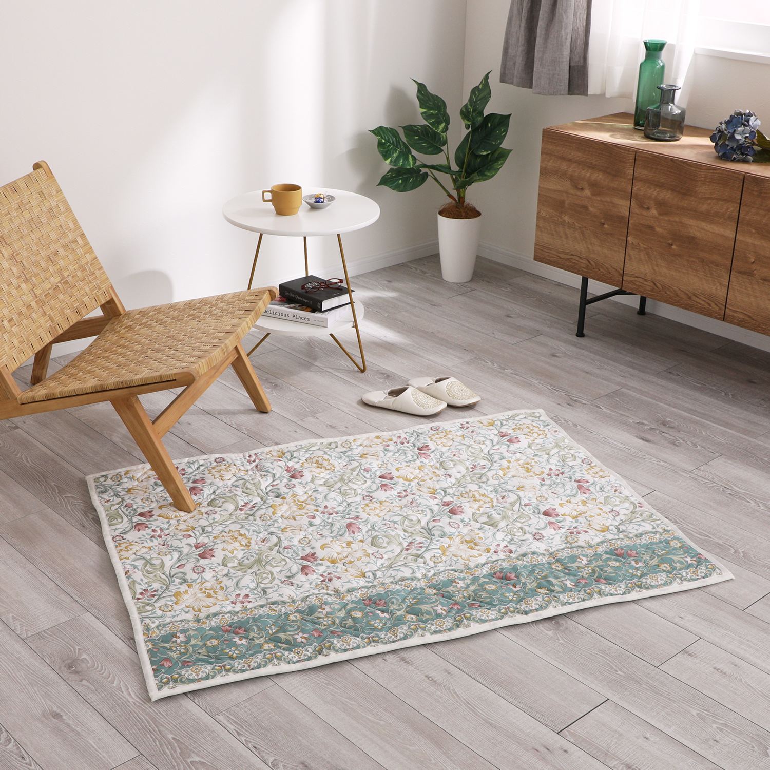 ＜スペースマット＞大津毛織 フレンチリネンカーペット 