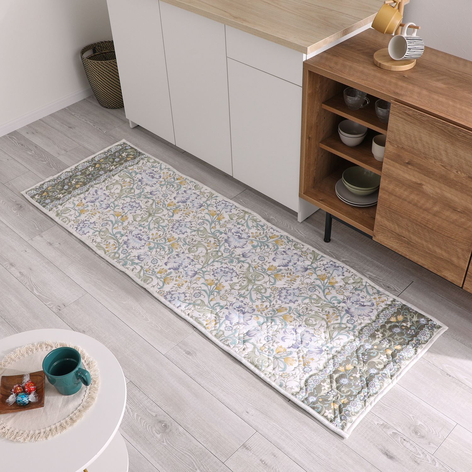 ＜ロングマット＞大津毛織 フレンチリネンカーペット 