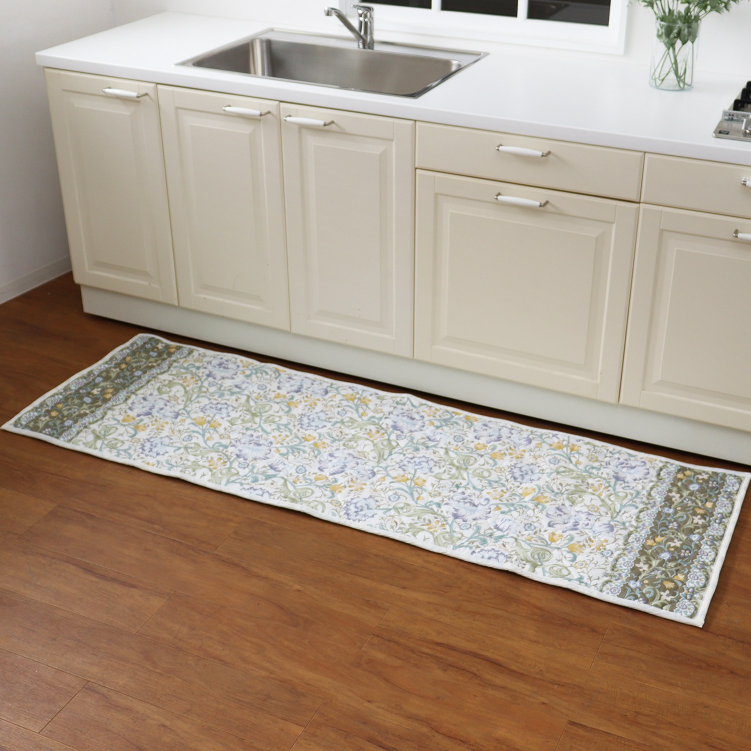 ＜ロングマット＞大津毛織 フレンチリネンカーペット 