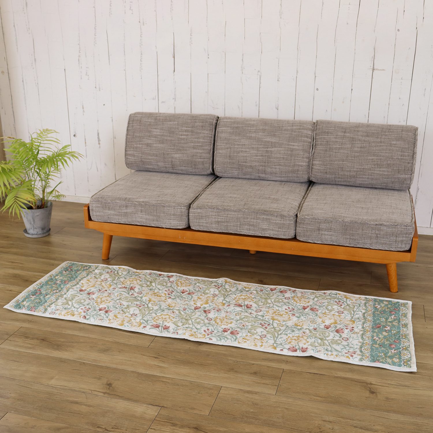 ＜ロングマット＞大津毛織 フレンチリネンカーペット 