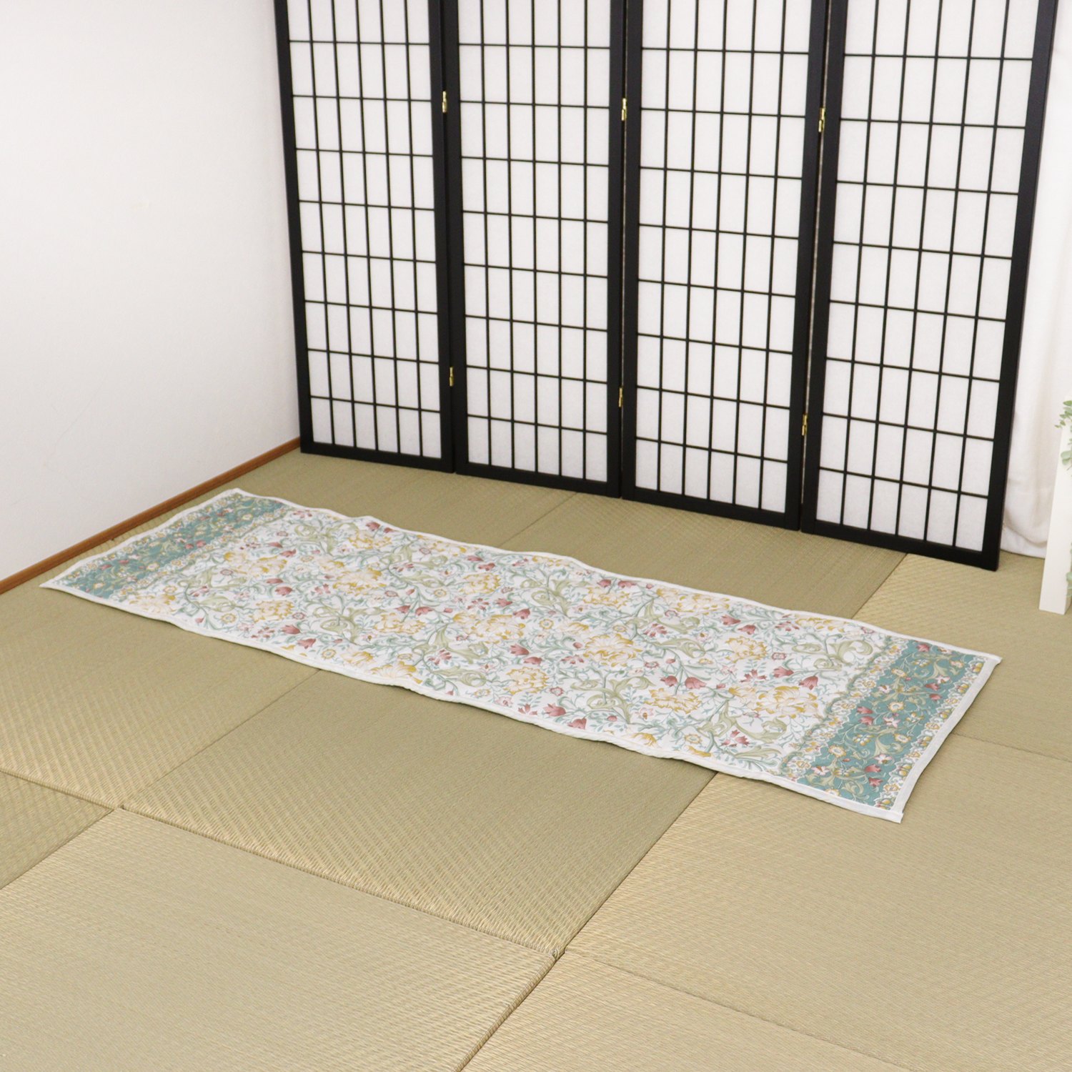 ＜ロングマット＞大津毛織 フレンチリネンカーペット 