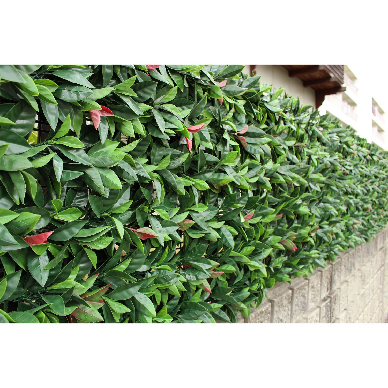 本物のように リアルに見える グリーンフェンス