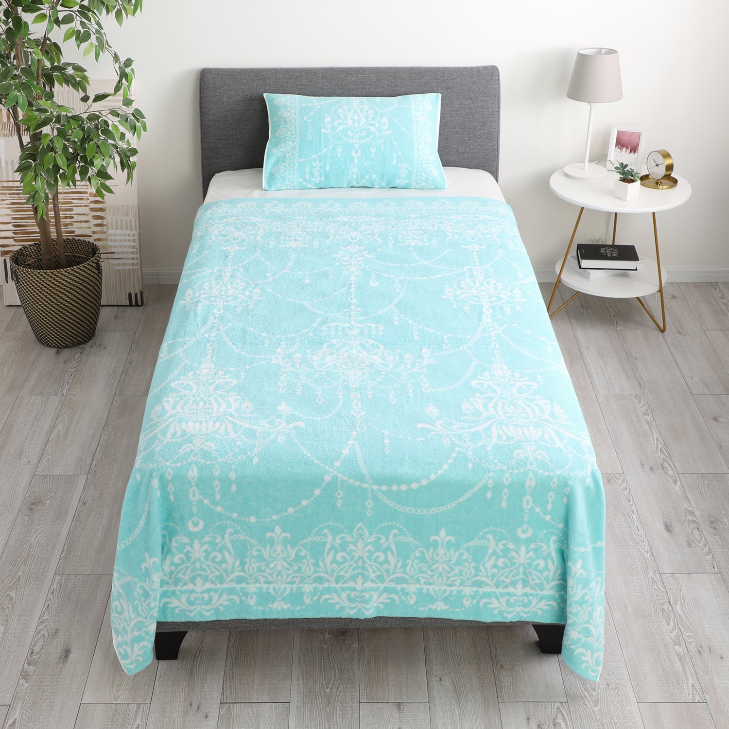 ＜ダブル＞西川 極上のやわらかさ！ ラグジュアリー 今治タオルケット 