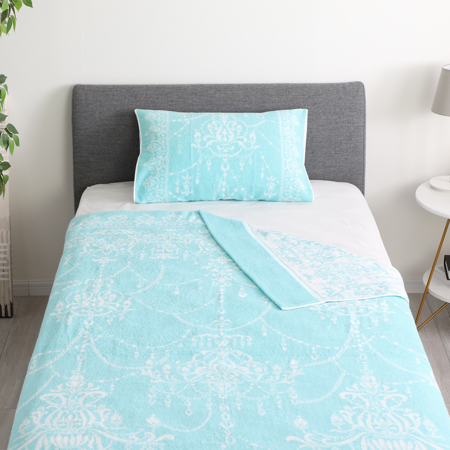 ＜ダブル＞西川 極上のやわらかさ！ ラグジュアリー 今治タオルケット 