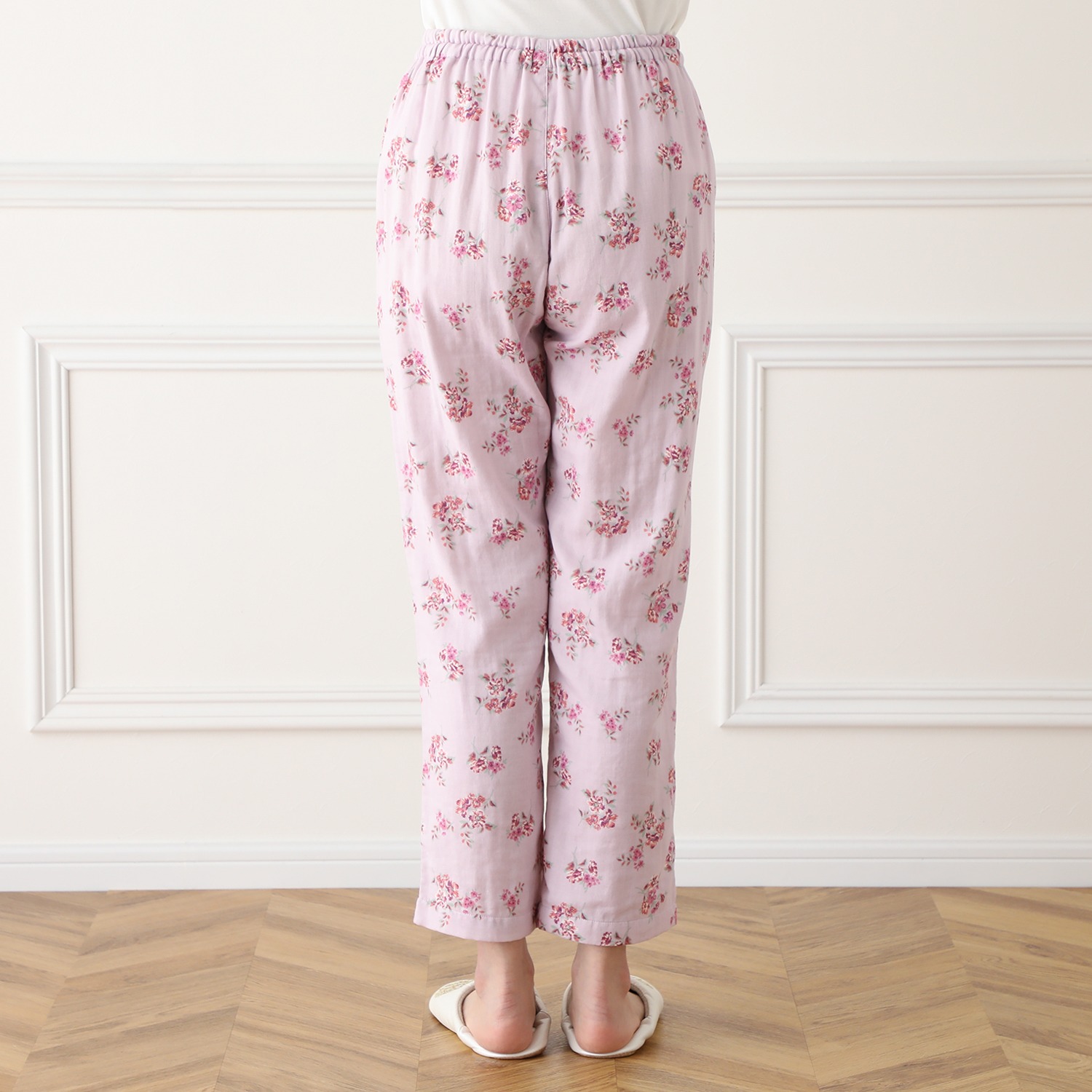 西川 やわらかコットン１００％ ２重ガーゼパジャマ