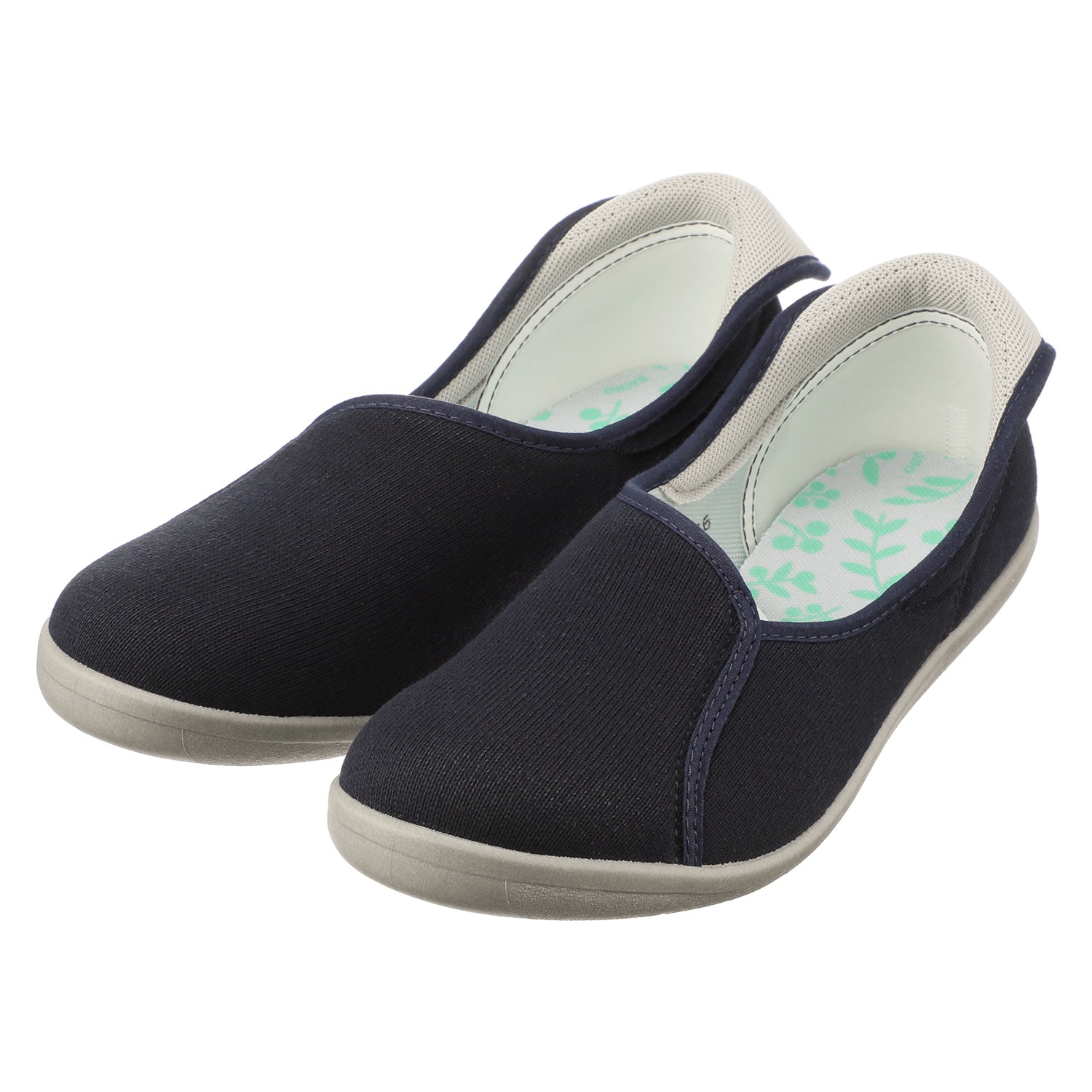 快歩主義 スポッと履ける ルームシューズ