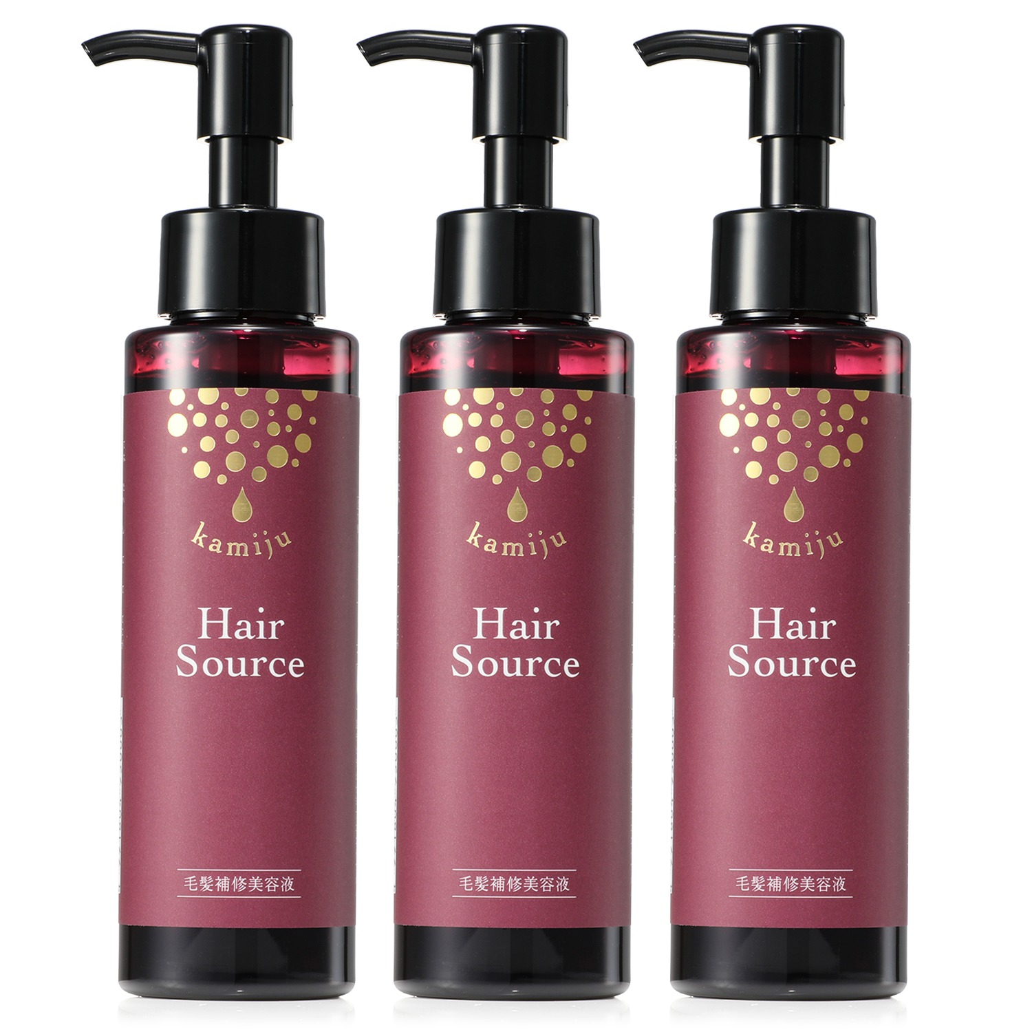 カミージュ 髪を補修して ハリ・コシ・ツヤ美髪へ ヘアソース ３本セット