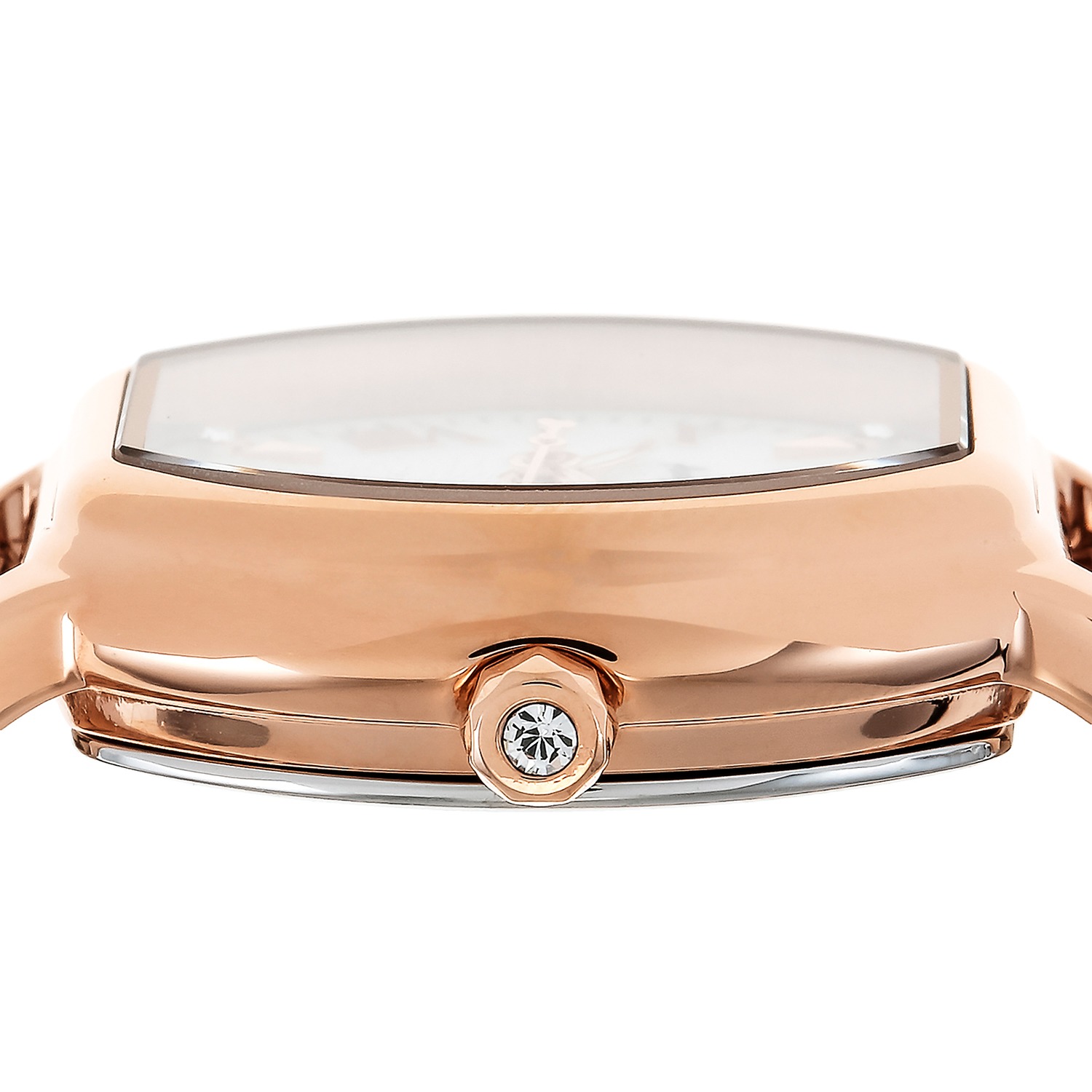 エンジェルハート リュクス クリスタルガラス トノーフェイス ソーラーウォッチ