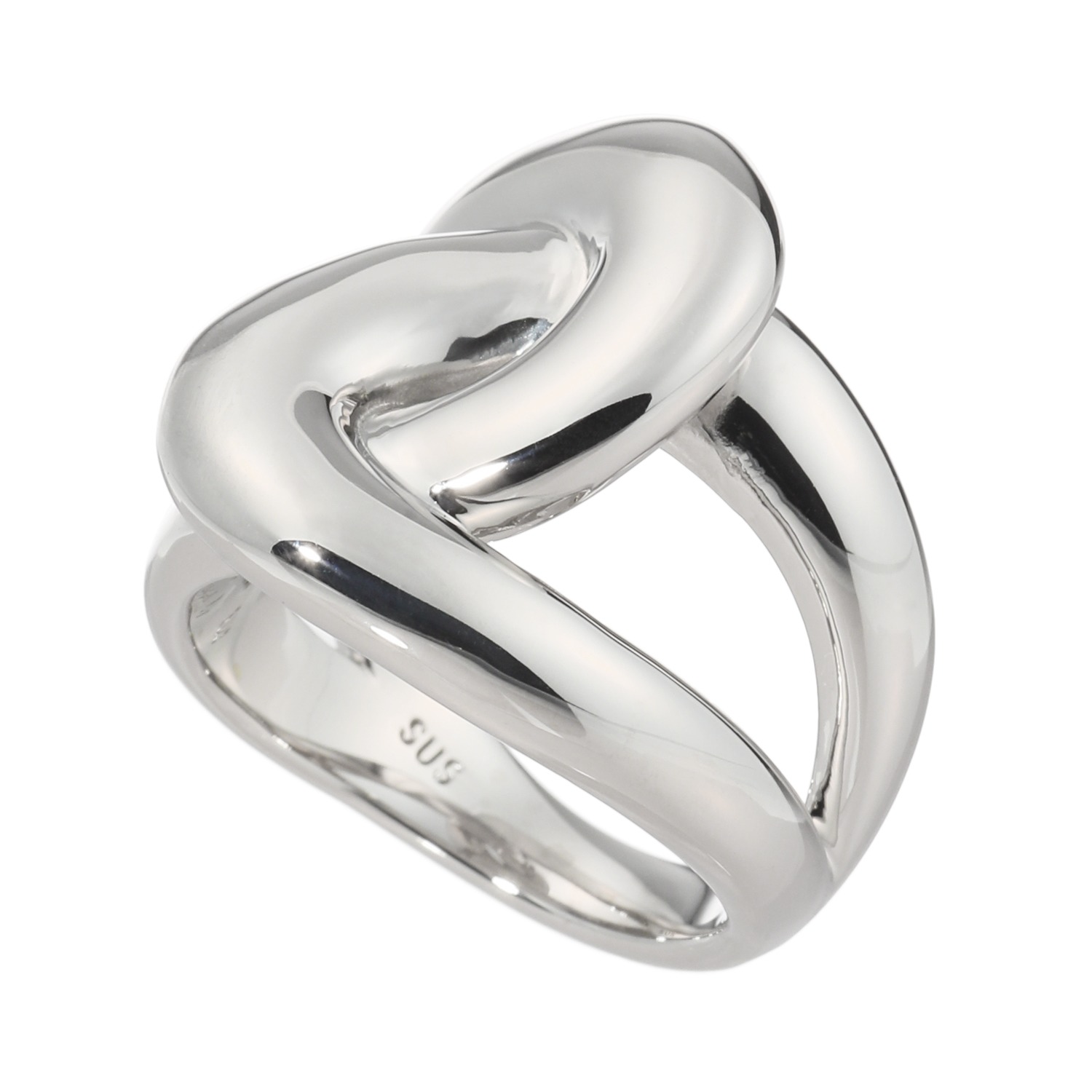 ステングレイス サージカルステンレス コネクトデザイン ボリュームメタルリング