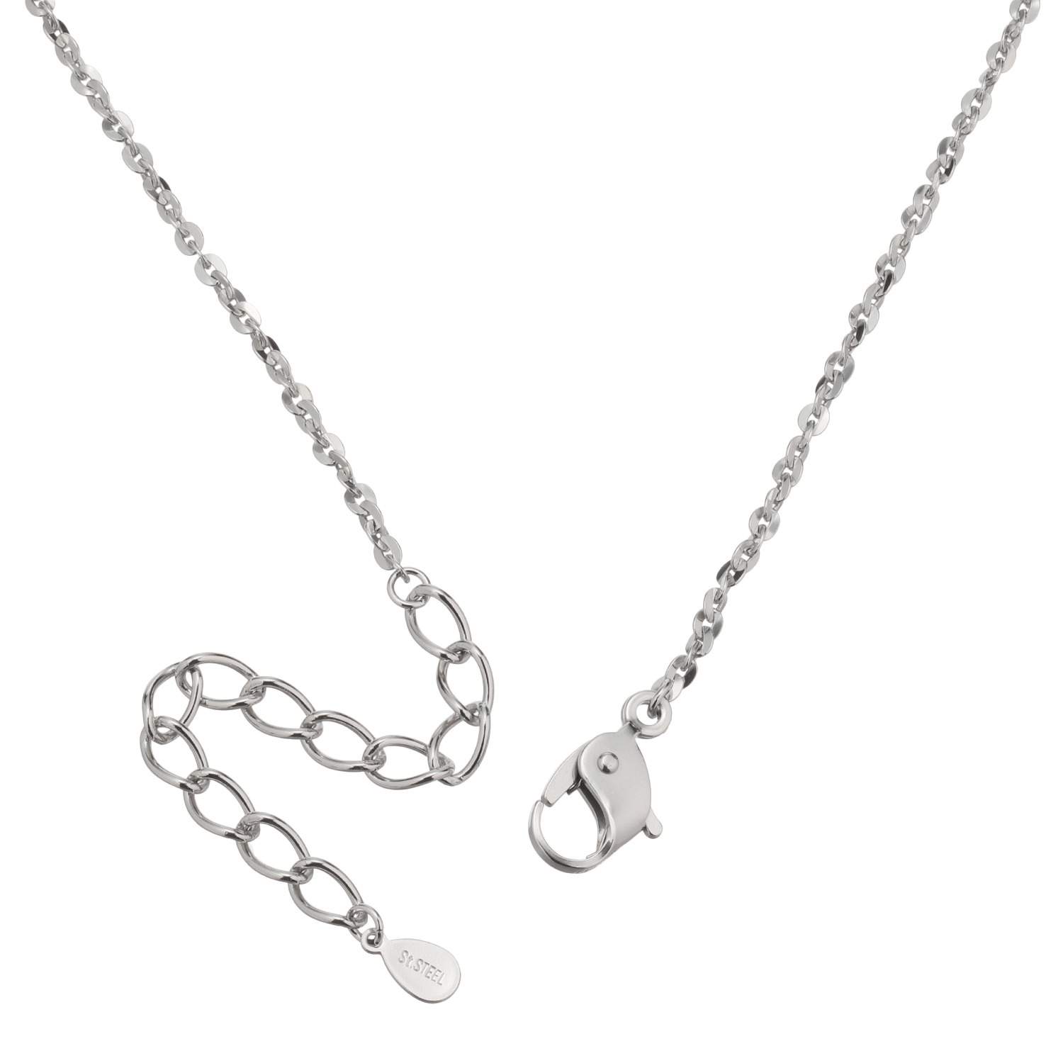 ステングレイス サージカルステンレス トゥインクルチェーン ロングネックレス