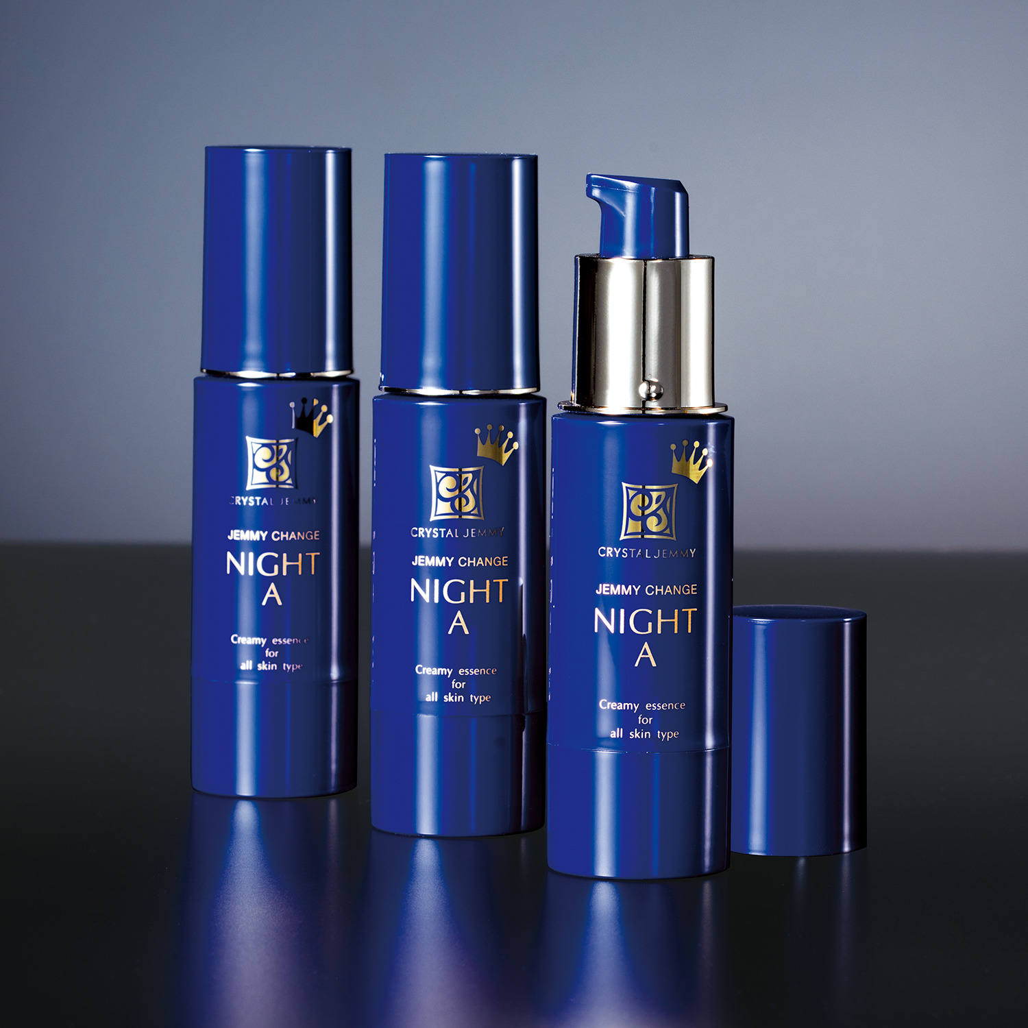 リニューアル前商品　チェンジ ハリなめらか肌美容液 ナイトＡ ３本セット 