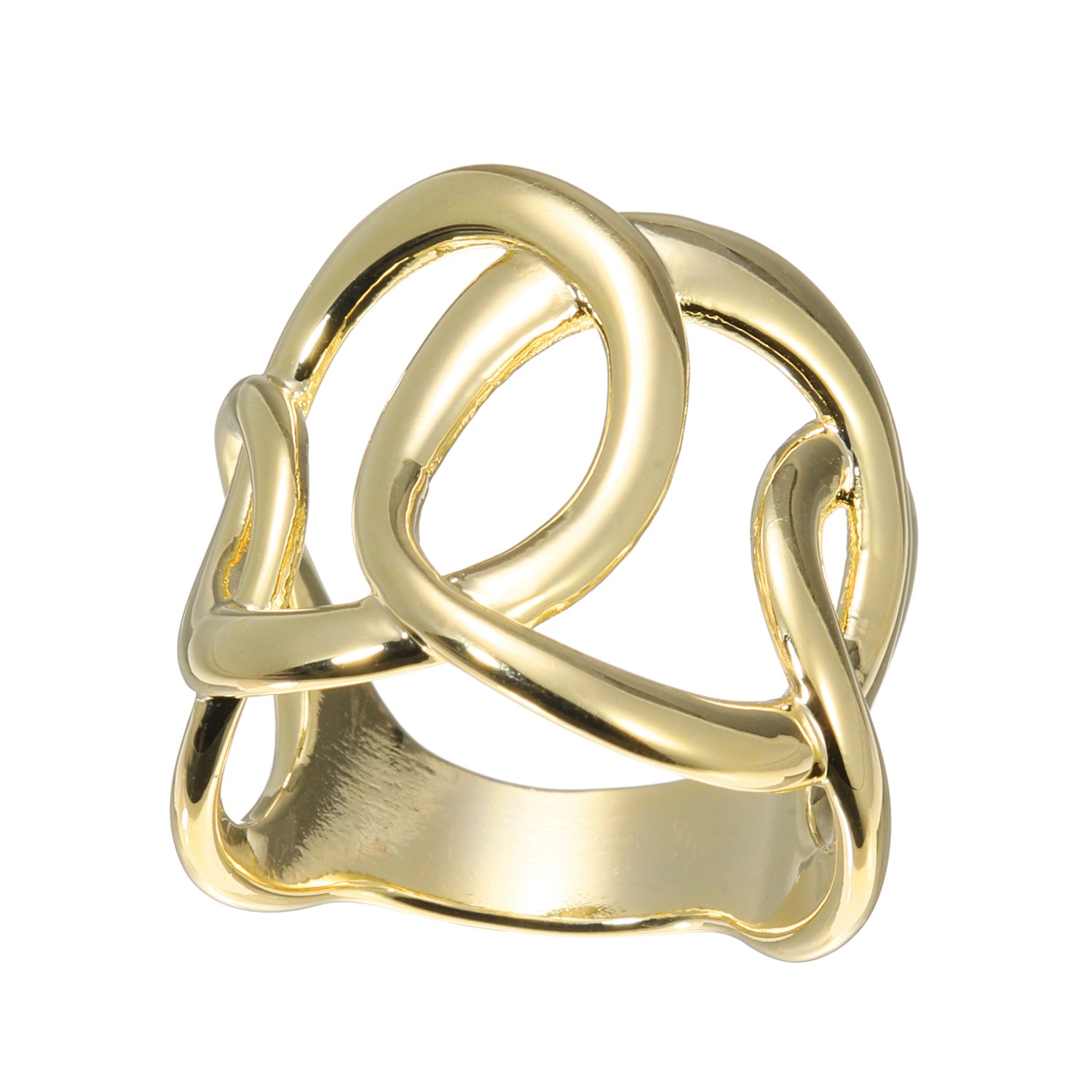 エアリーフェアリー サークルデザイン ボリュームメタル リング