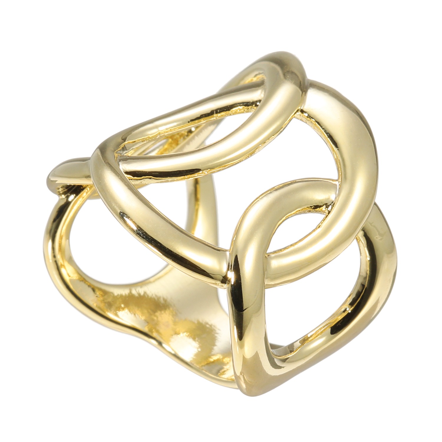 エアリーフェアリー サークルデザイン ボリュームメタル リング