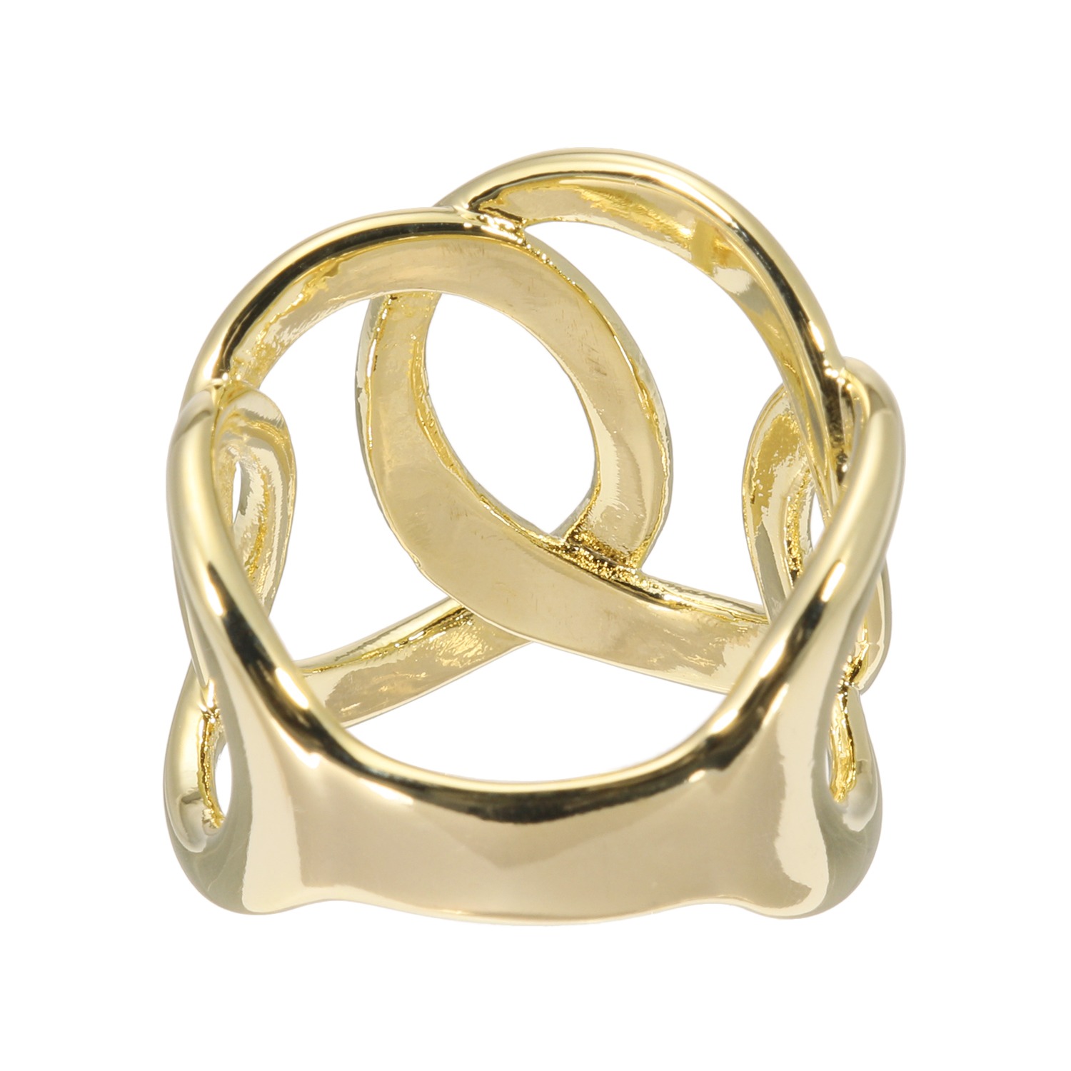 エアリーフェアリー サークルデザイン ボリュームメタル リング