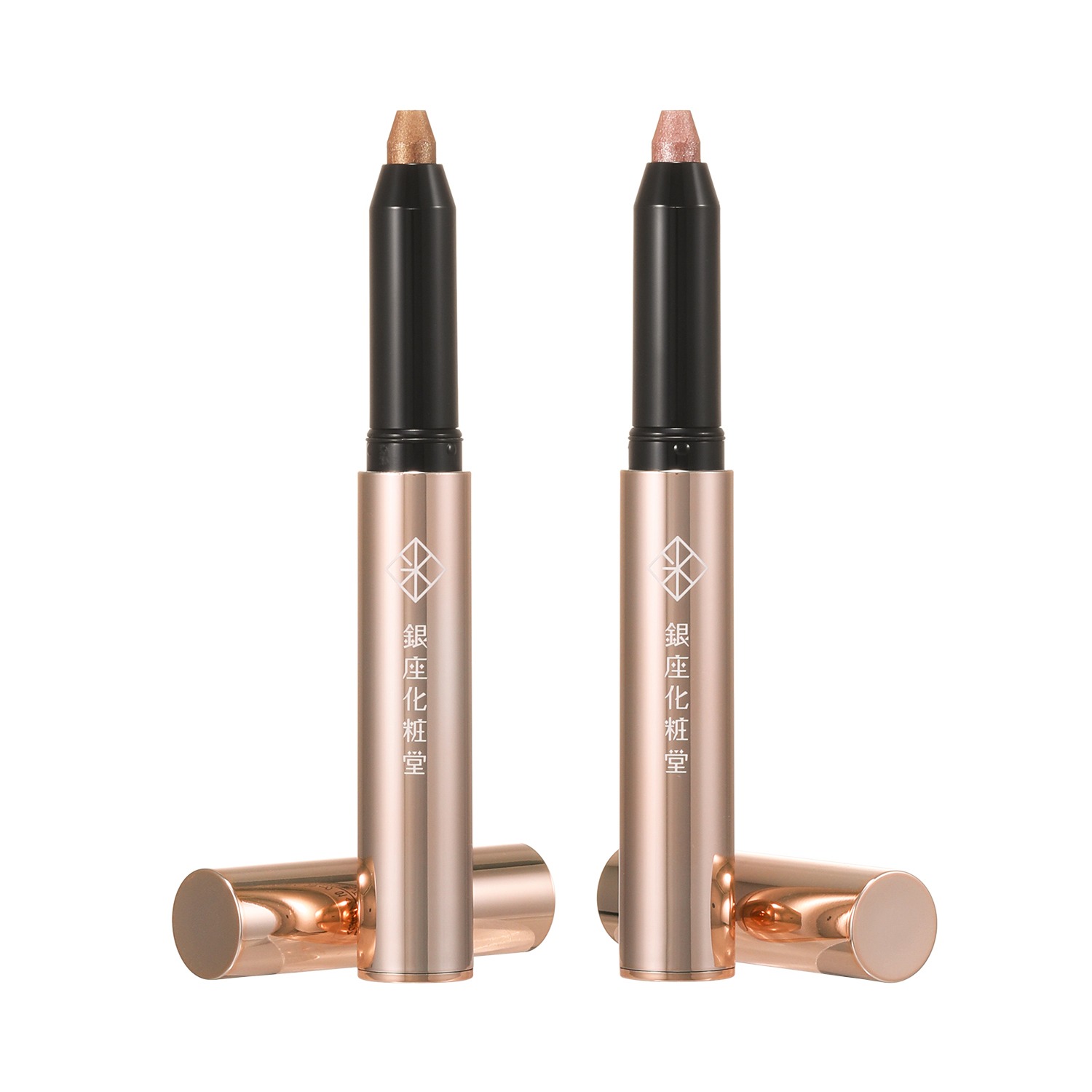 銀座化粧堂 アイシャドウ＆ アイライナーの２ウェイ！ ジュエルアイ　スティック デビュー２色セット