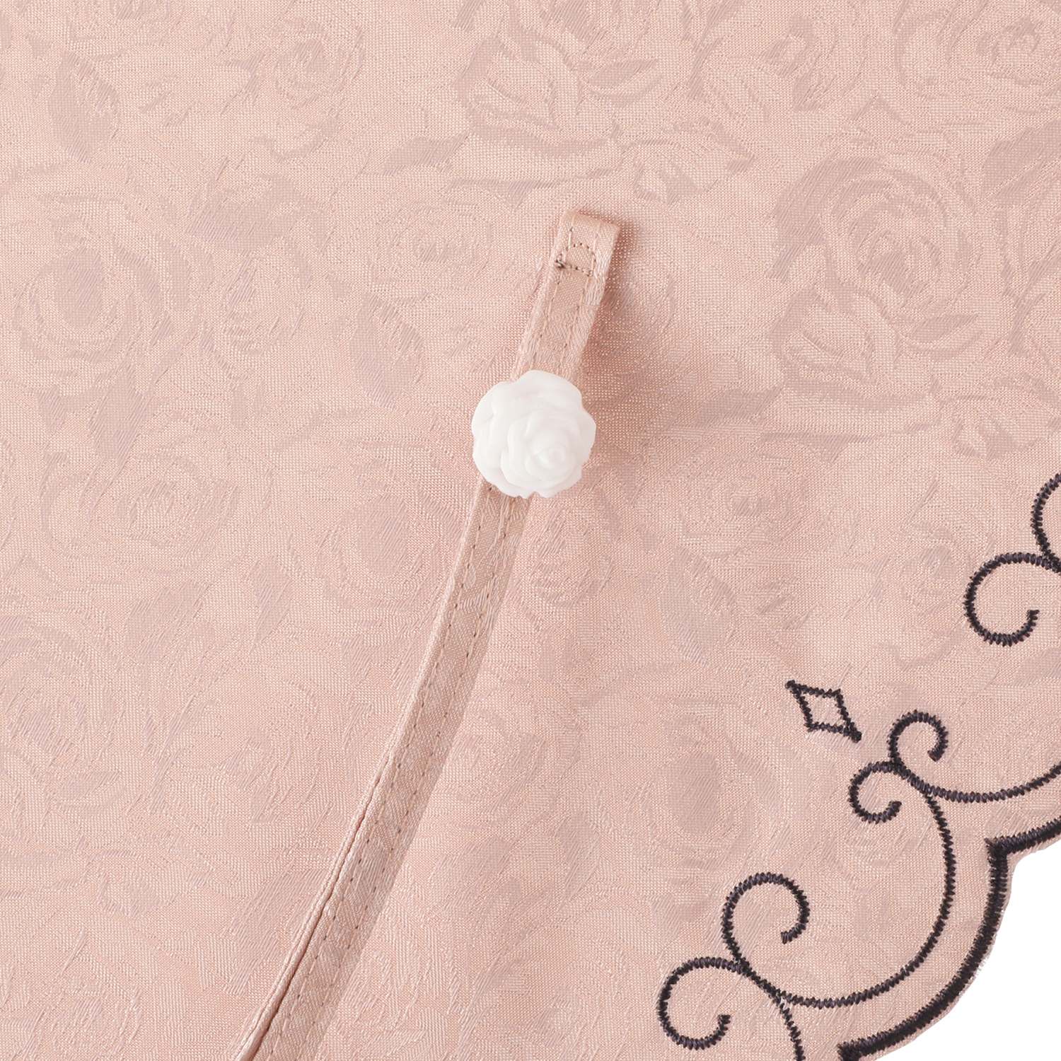 アプレビュート バラ柄ジャガード 晴雨兼用長傘