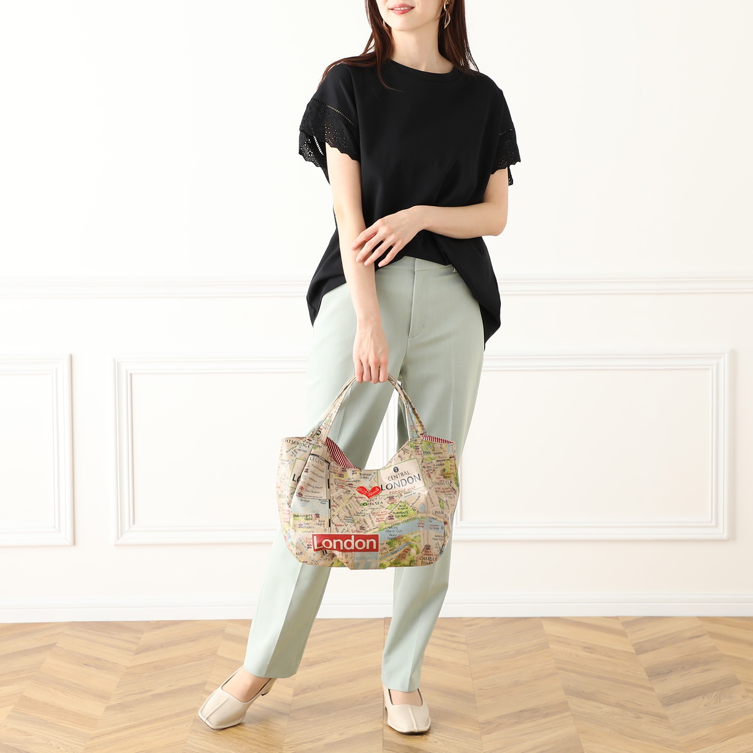 シンクビー！ ロンドンマップ ハンドバッグ