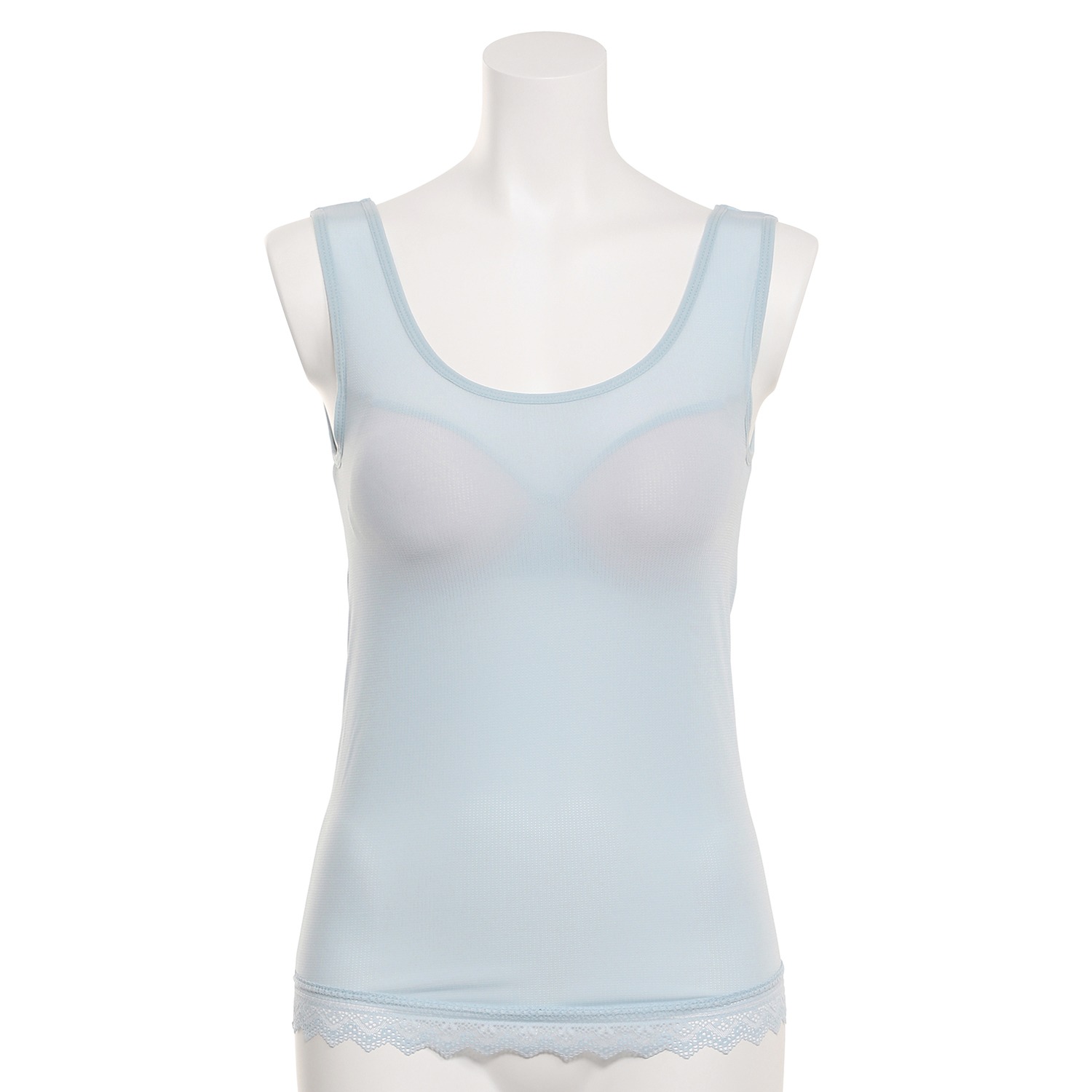 ジュエル 接触冷感・制菌 さらっとメッシュ カップ付タンクトップ ３枚セット