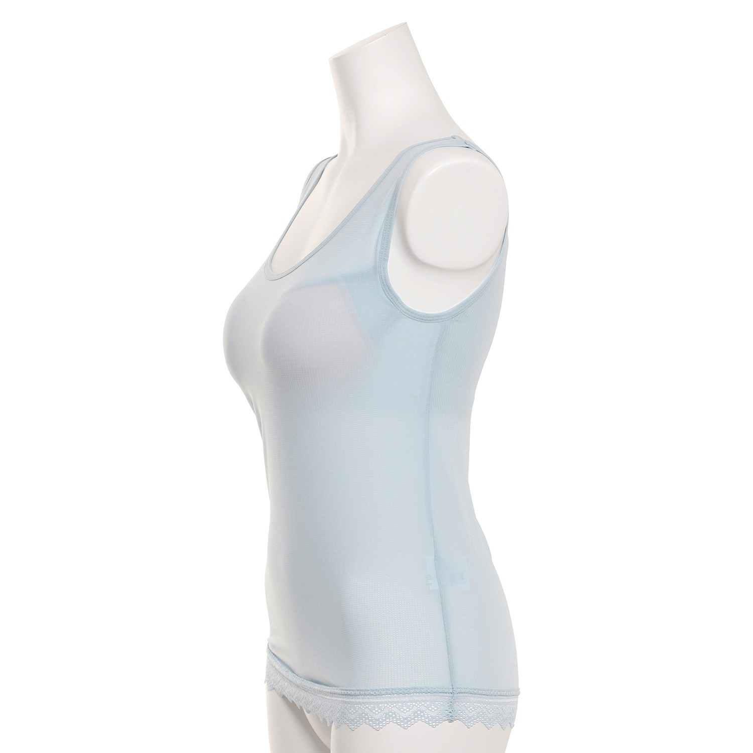 ジュエル 接触冷感・制菌 さらっとメッシュ カップ付タンクトップ ３枚セット