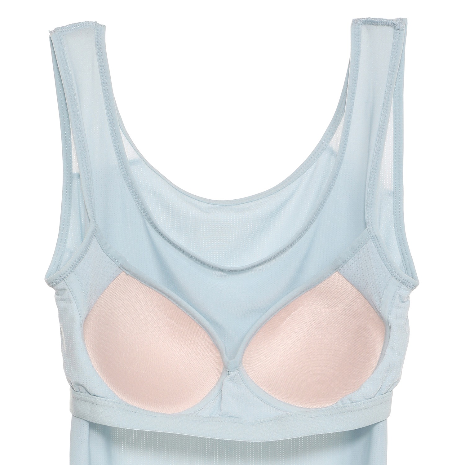 ジュエル 接触冷感・制菌 さらっとメッシュ カップ付タンクトップ ３枚セット