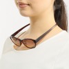 拡大レンズ付き 首掛けできる便利な眼鏡 バイフォーカル“カカル” サングラス