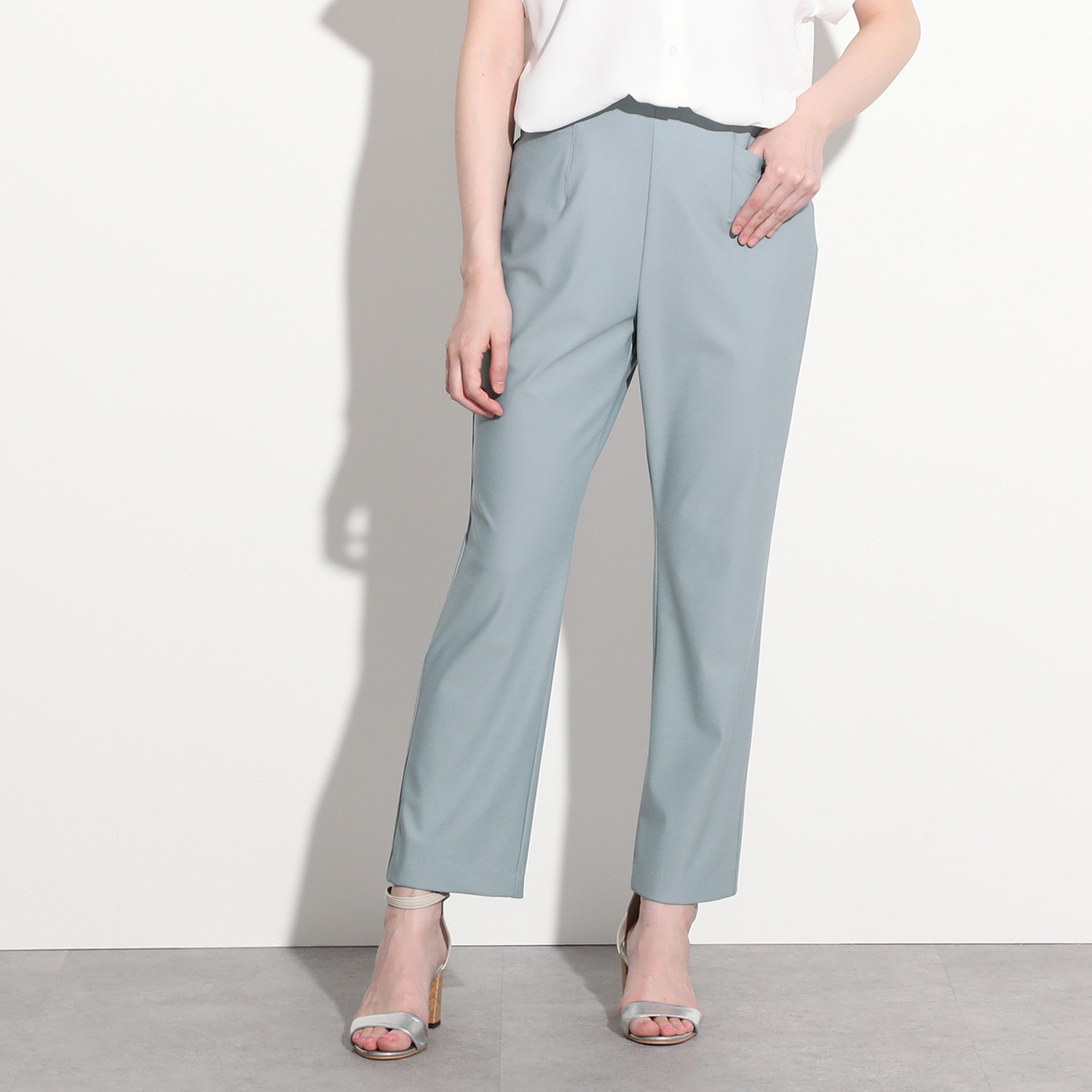 ＜股下６４ｃｍ＞ピーツー 風抜ける ストレートパンツ