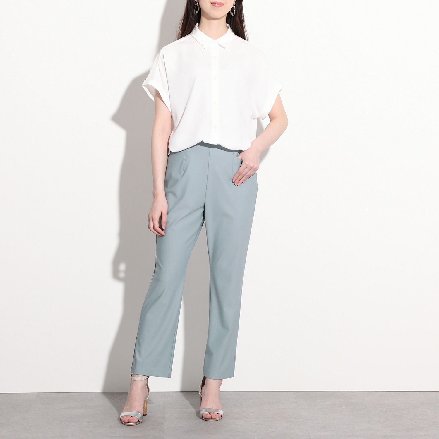 ＜股下６４ｃｍ＞ピーツー 風抜ける ストレートパンツ