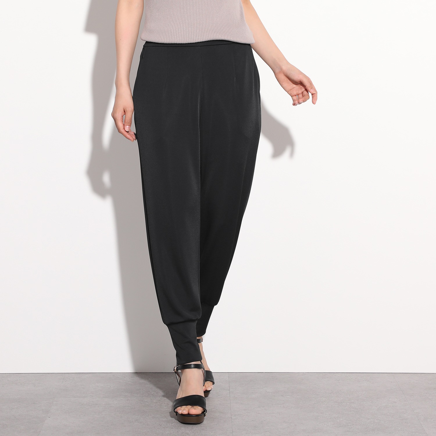 上質ごこち 冷感スムース ジョガーパンツ