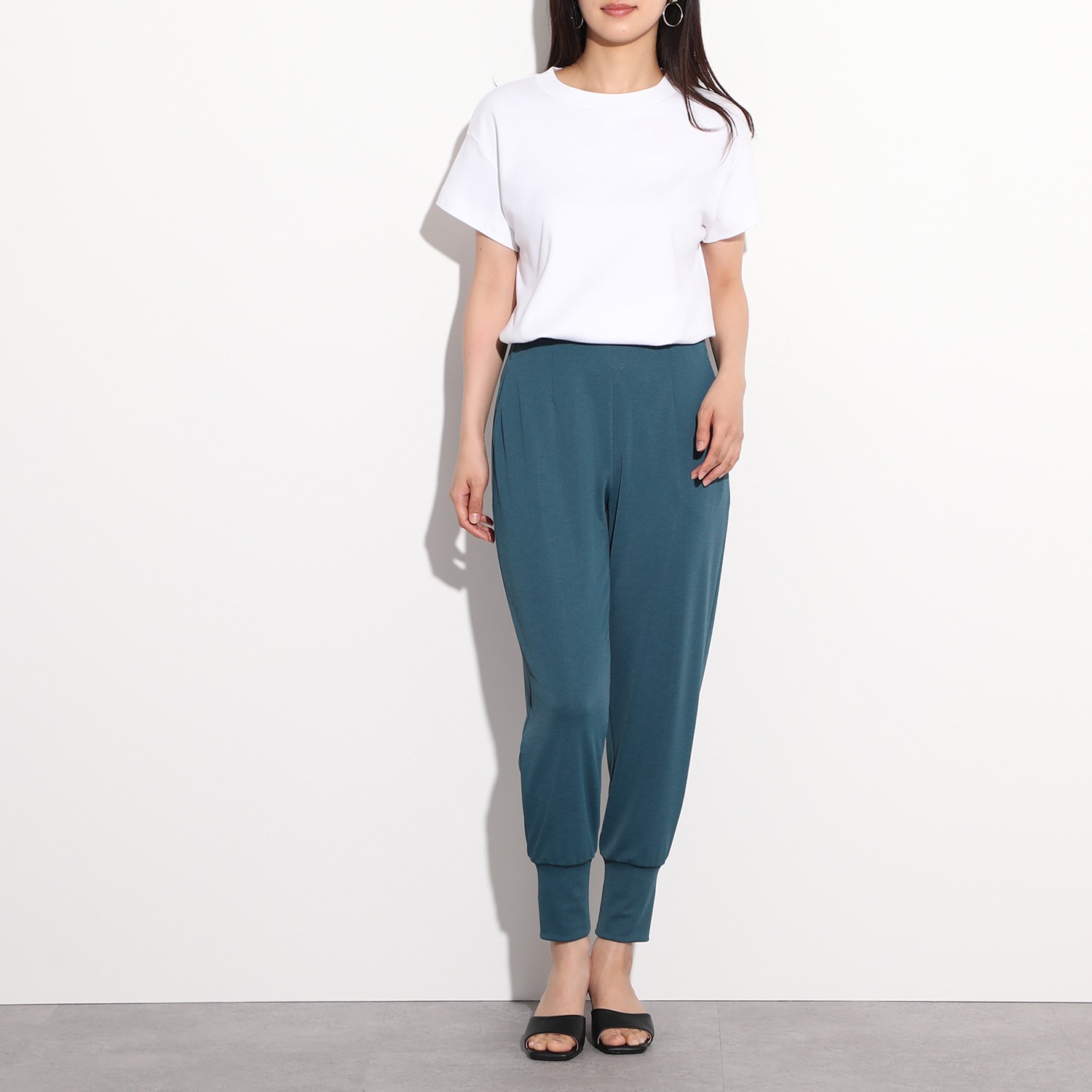 上質ごこち 冷感スムース ジョガーパンツ