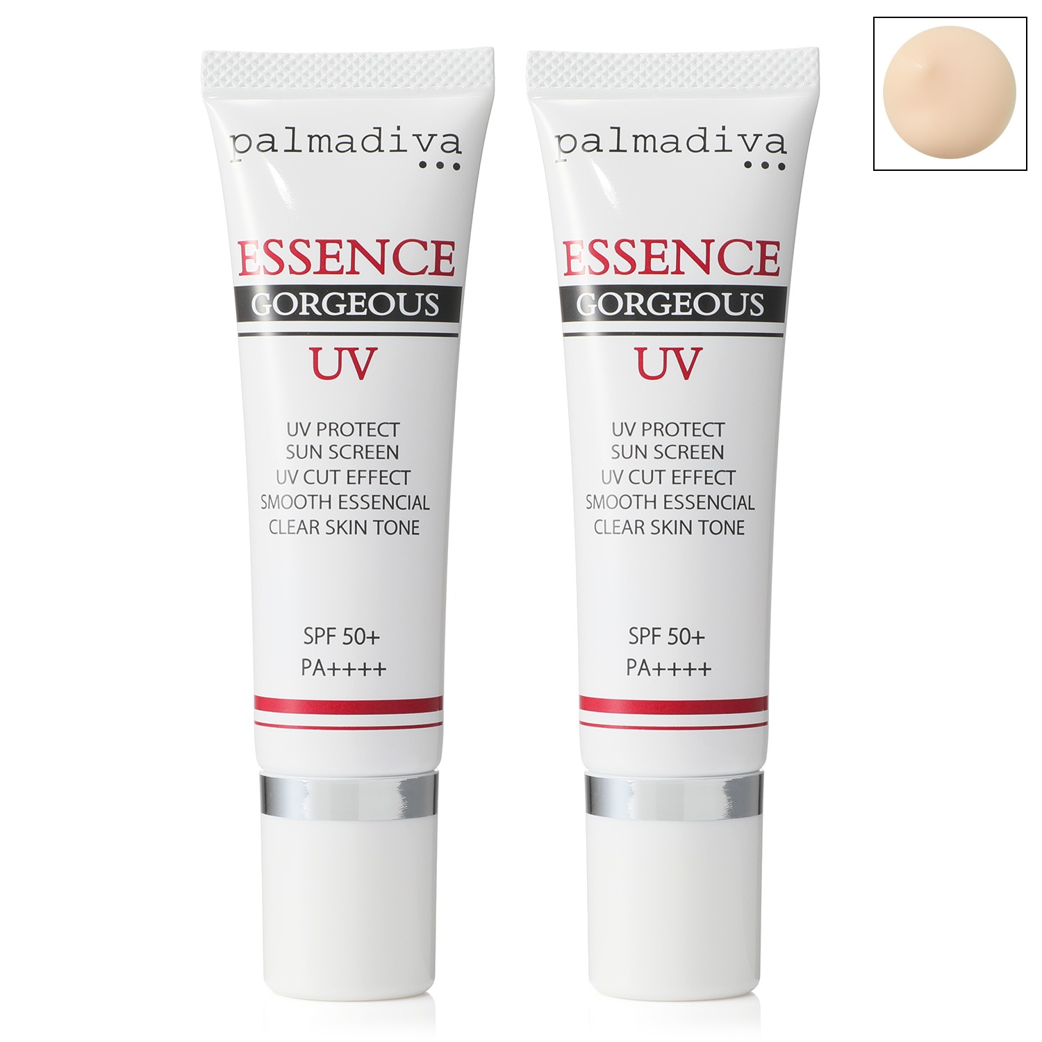 パルマディーバ ハリ感ベールで お肌引き締め！ ＵＶ エッセンスゴージャス ２本セット