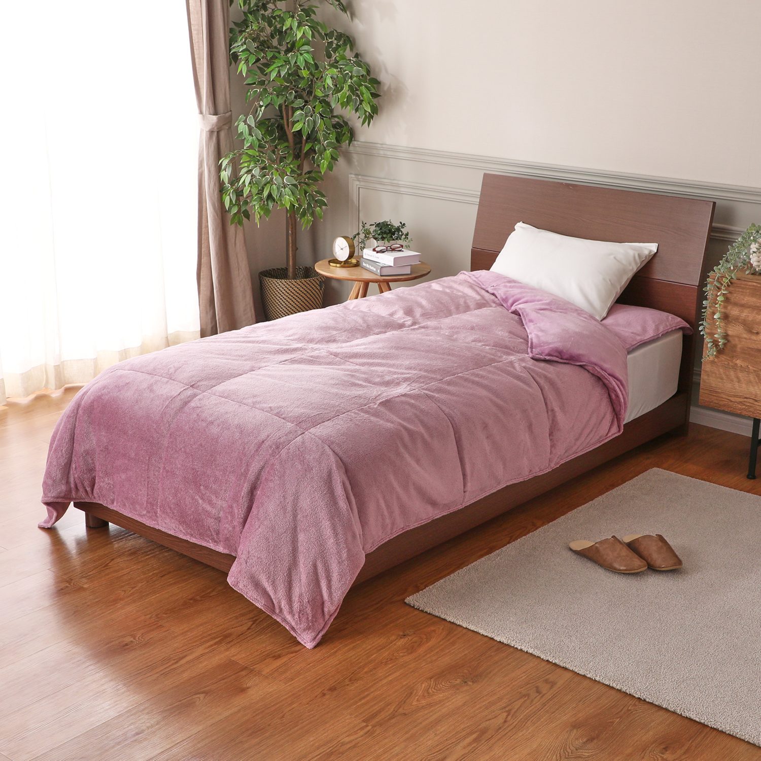 ＜シングル＞モリリン フランス産羽毛と アルミ蒸着蓄熱シートで しっかり暖か！ ハイパー メタルウォームＩＩ ふわぽか掛けふとん