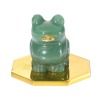 幸石堂 金運祈願 グリーンクォーツの金蛙 置物