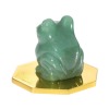 幸石堂 金運祈願 グリーンクォーツの金蛙 置物