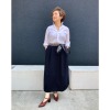 アンダモン ＵＶカット・接触冷感 トリコット編 コクーンスカート