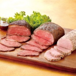 米久 ２種のローストビーフと 豚ヒレのローストポークの 贅沢食べ比べセット 【お申込み期間は １２月１５日まで】