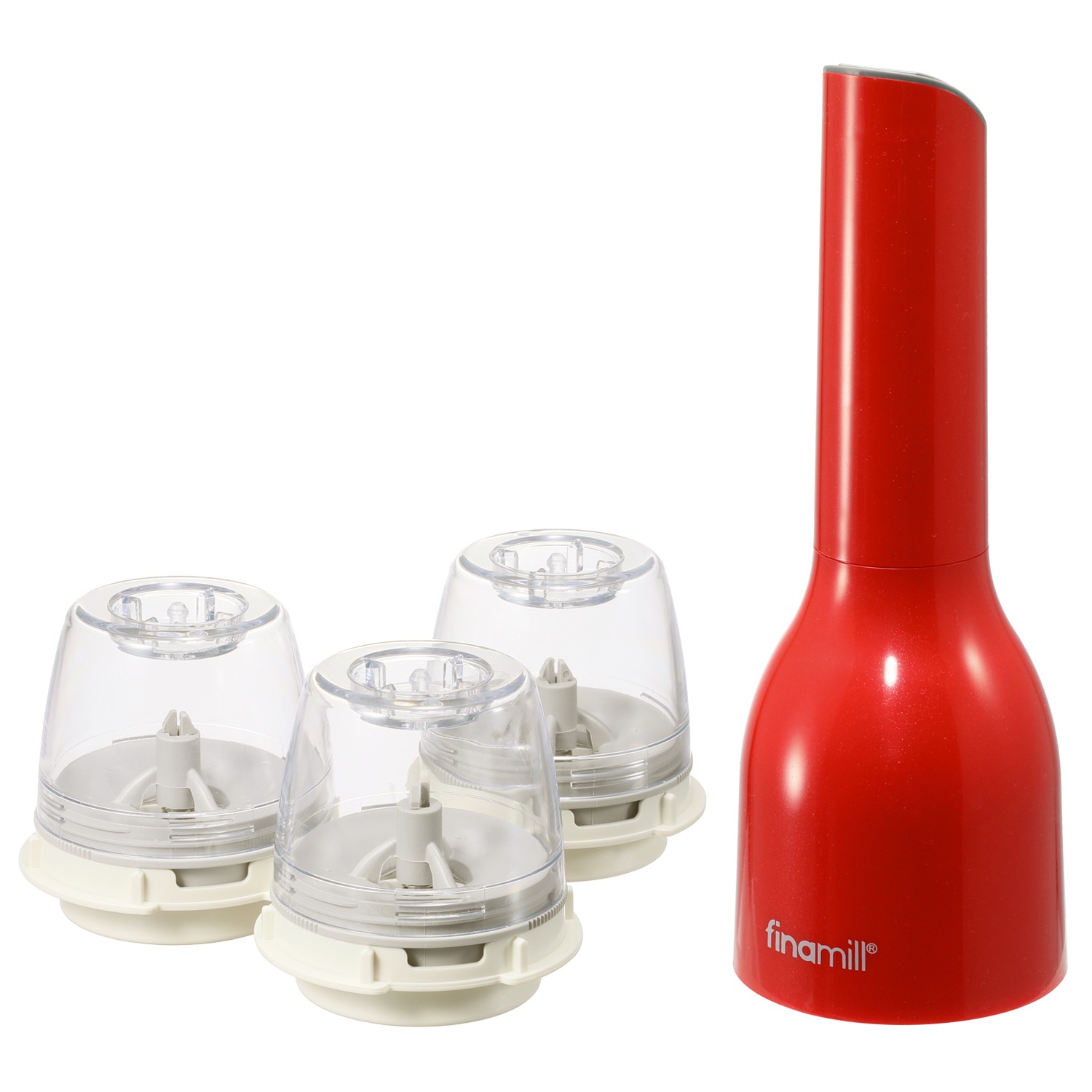 片手ワンタッチで スパイスをチェンジ！ 香りを楽しむ電動ミル フィナミル