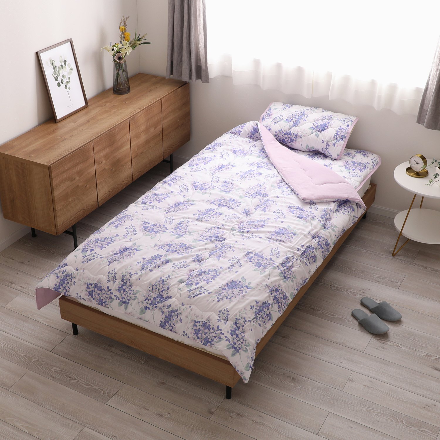 ＜シングル＞西川 ひんやりやわらか レーヨン消臭敷きパッド 