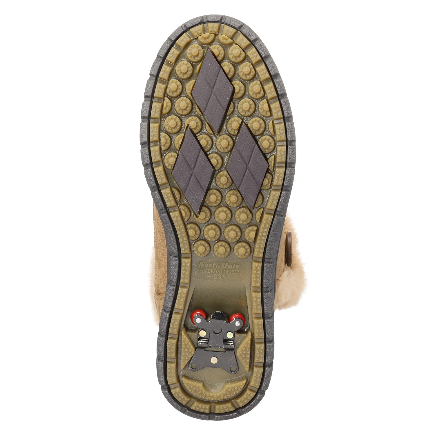 北海道発！ 吸湿発熱インソール入り 暖かく滑りにくい ボアブーツ