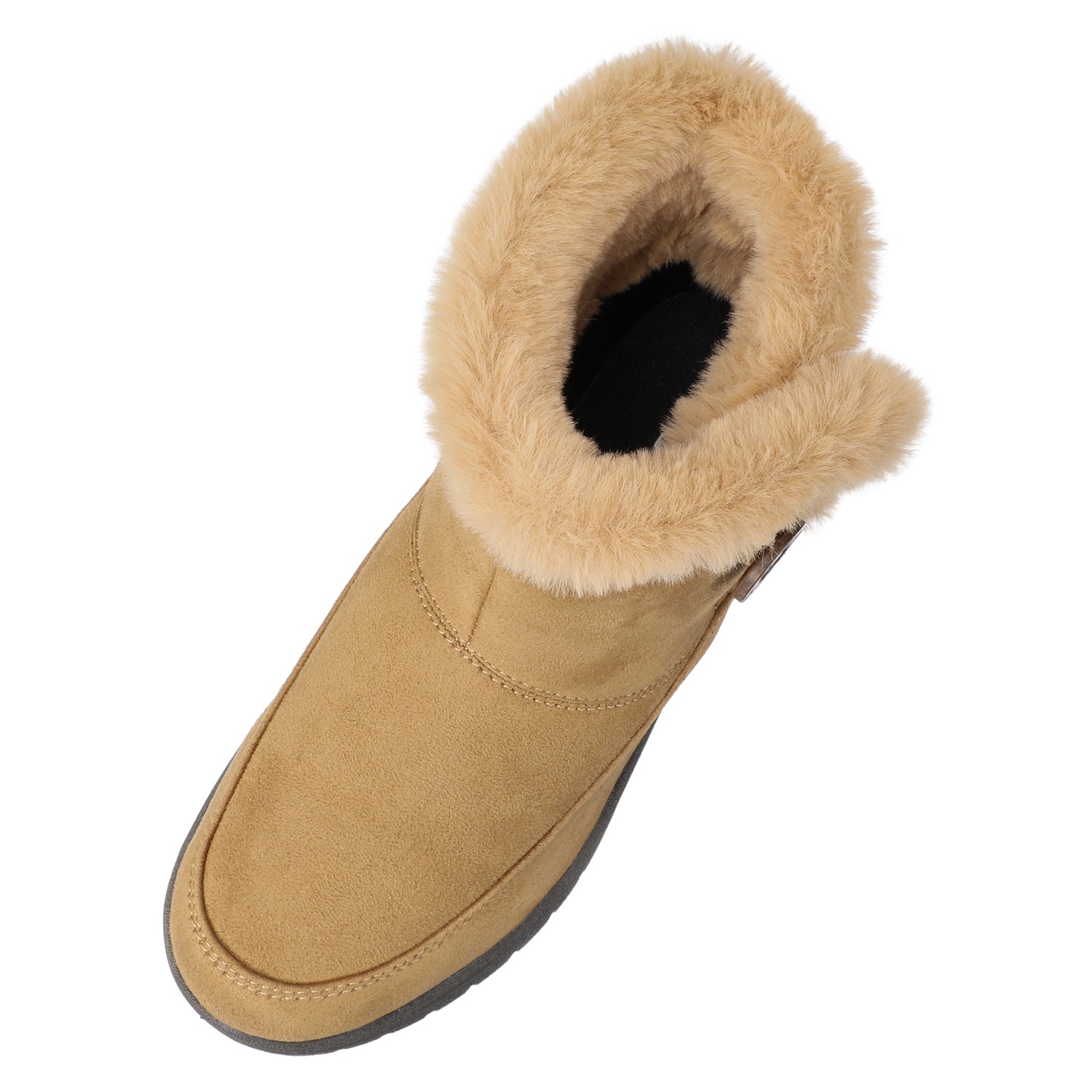 北海道発！ 吸湿発熱インソール入り 暖かく滑りにくい ボアブーツ