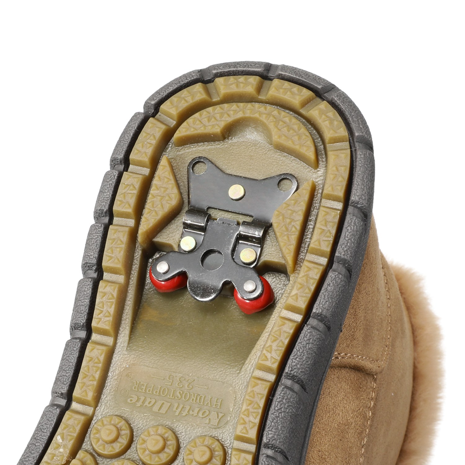 北海道発！ 吸湿発熱インソール入り 暖かく滑りにくい ボアブーツ