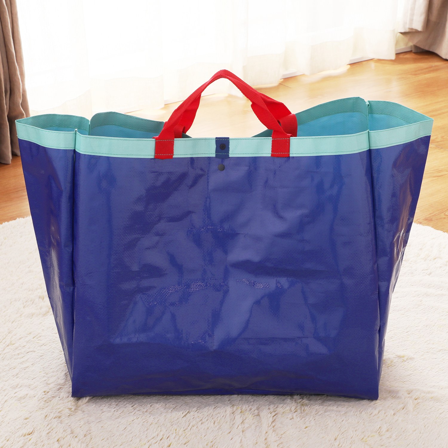 ＜３サイズ４個セット＞モノコト 持ち運べるおしゃれな収納 ＰＰルームバッグ 